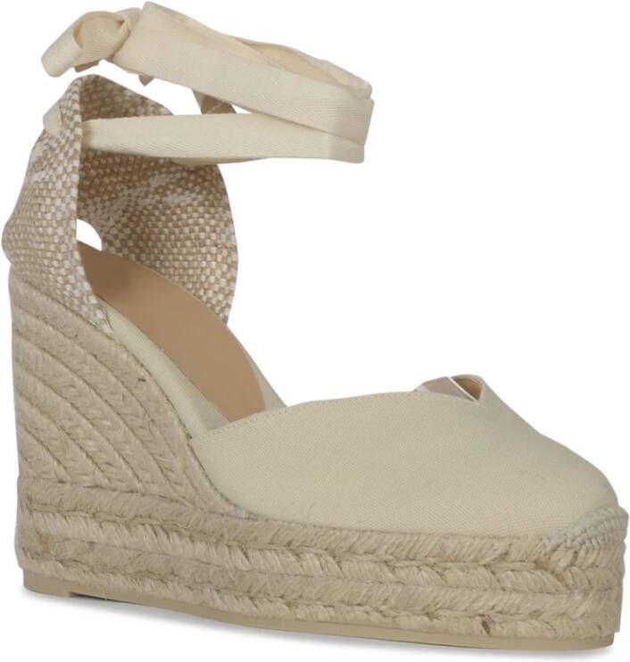 Castañer Wedge White Dames