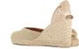 Castañer Beige Espadrille Sandalen met Raffia Sleehak Beige Dames - Thumbnail 5