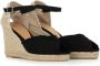 Castañer Zwarte Espadrilles met Enkelband Black Dames - Thumbnail 2