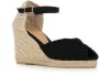 Castañer Zwarte Espadrilles met Enkelband Black Dames - Thumbnail 3