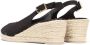 Castañer Zwarte katoenen open teen sleehak espadrille Black Dames - Thumbnail 3