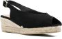 Castañer Espadrilles met Vierkante Neus en Verstelbare Band Black Dames - Thumbnail 23