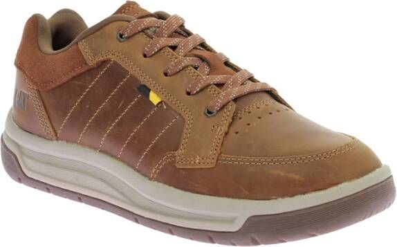 CAT Comfortabele Lage Sneakers Apa Cush Brown Heren