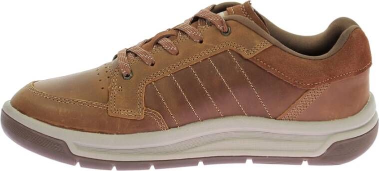 CAT Comfortabele Lage Sneakers Apa Cush Brown Heren