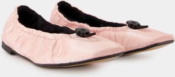 Cecilie Bahnsen Roze Nylon Ballerina Stijl Schoenen Pink Dames