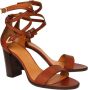 Celine Crecy Calfskin Sandalen Brown Dames - Thumbnail 2