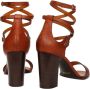 Celine Crecy Calfskin Sandalen Brown Dames - Thumbnail 3