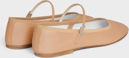 Celine Elegante Ballerina Schoenen Beige Dames