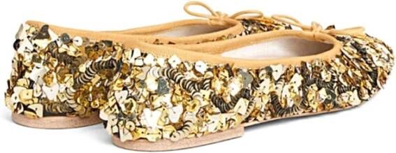 Celine Elegante Balletschoenen voor Vrouwen Yellow Dames