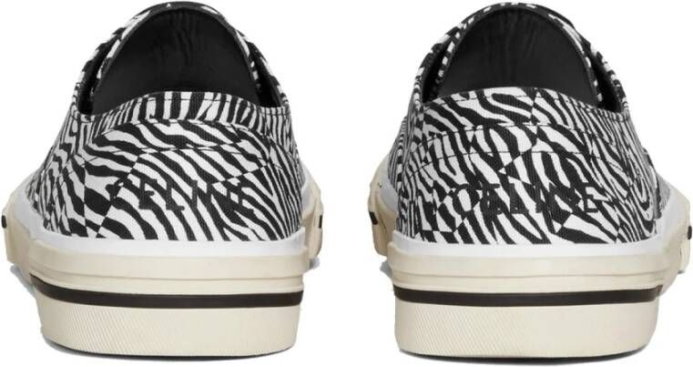 Celine Sneaker met Zebra Print en Rubberen Zool Black Heren