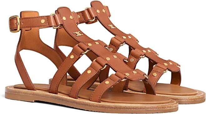 Celine Stijlvolle Sandalen voor Zomeroutfits Brown Dames