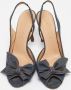 Celine Vintage Pre-owned Denim sandals Blue Dames - Thumbnail 2