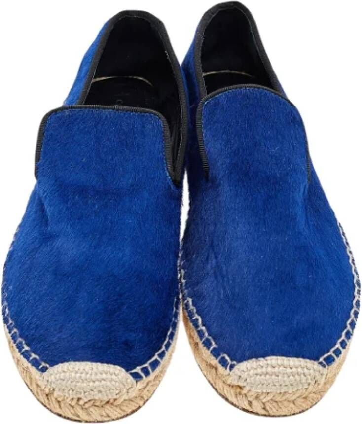 Celine Vintage Pre-owned Fabric flats Blue Dames