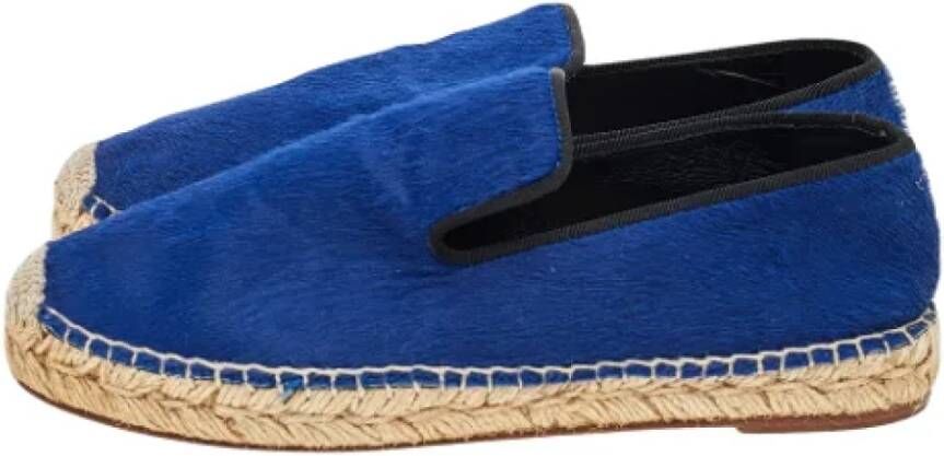 Celine Vintage Pre-owned Fabric flats Blue Dames