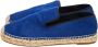 Celine Vintage Pre-owned Fabric flats Blue Dames - Thumbnail 3