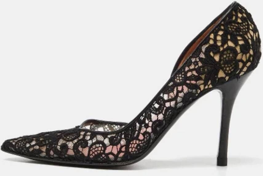 Celine Vintage Pre-owned Lace heels Black Dames