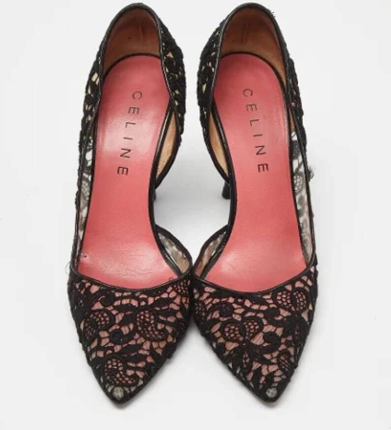 Celine Vintage Pre-owned Lace heels Black Dames