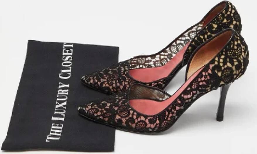 Celine Vintage Pre-owned Lace heels Black Dames