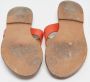 Celine Vintage Pre-owned Leather flats Orange Dames - Thumbnail 6