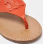 Celine Vintage Pre-owned Leather flats Orange Dames - Thumbnail 7