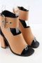 Celine Vintage Pre-owned Leather heels Beige Dames - Thumbnail 3