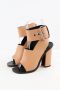 Celine Vintage Pre-owned Leather heels Beige Dames - Thumbnail 4