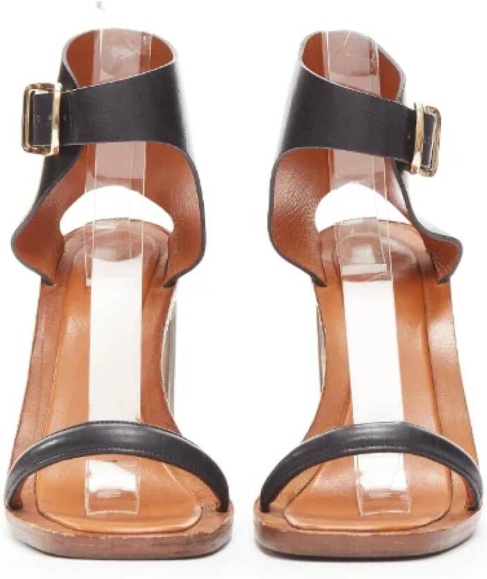 Celine Vintage Pre-owned Leather heels Black Dames