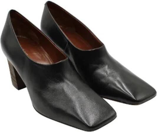 Celine Vintage Pre-owned Leather heels Black Dames