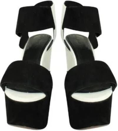 Celine Vintage Pre-owned Leather heels Black Dames