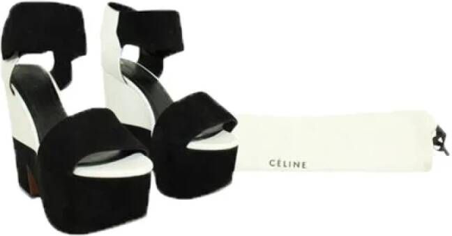 Celine Vintage Pre-owned Leather heels Black Dames