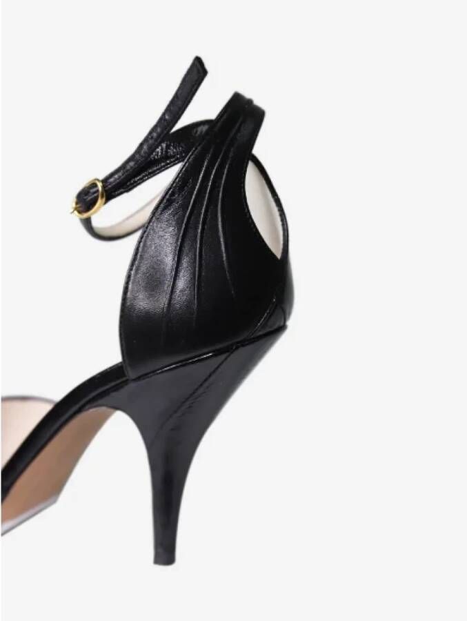 Celine Vintage Pre-owned Leather heels Black Dames