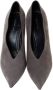 Celine Vintage Pre-owned Leather heels Gray Dames - Thumbnail 2