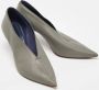 Celine Vintage Pre-owned Leather heels Gray Dames - Thumbnail 4