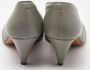 Celine Vintage Pre-owned Leather heels Gray Dames - Thumbnail 5