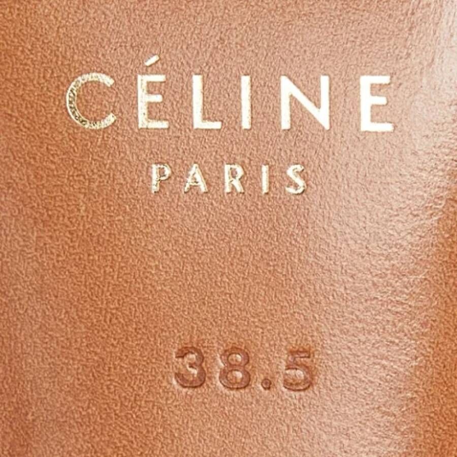Celine Vintage Pre-owned Leather heels Gray Dames