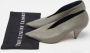 Celine Vintage Pre-owned Leather heels Gray Dames - Thumbnail 9
