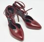 Celine Vintage Pre-owned Leather heels Red Dames - Thumbnail 4