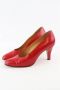 Celine Vintage Pre-owned Leather heels Red Dames - Thumbnail 4