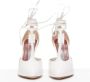 Celine Vintage Pre-owned Leather heels White Dames - Thumbnail 3
