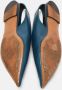 Celine Vintage Pre-owned Leather sandals Blue Dames - Thumbnail 6