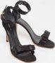 Celine Vintage Pre-owned Satin sandals Black Dames - Thumbnail 3