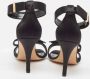 Celine Vintage Pre-owned Satin sandals Black Dames - Thumbnail 4