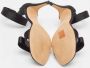 Celine Vintage Pre-owned Satin sandals Black Dames - Thumbnail 5