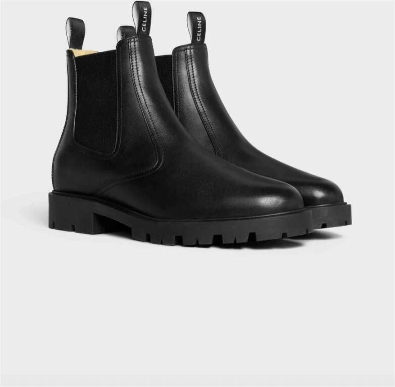 Celine Zwarte Chelsea Boots voor mannen Black Heren