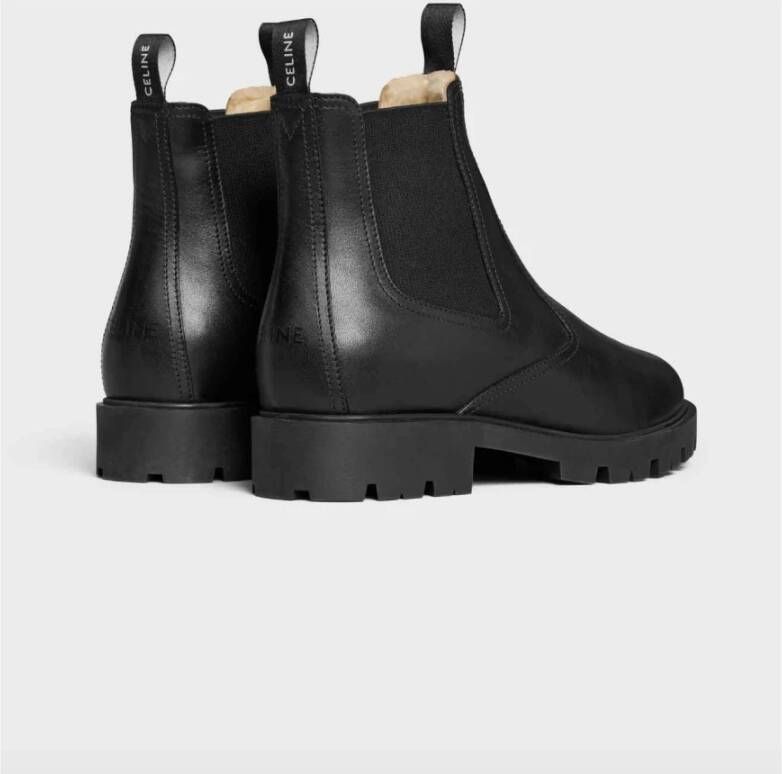 Celine Zwarte Chelsea Boots voor mannen Black Heren