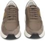 Cerruti 1881 Beige Leren Platform Sneakers met Logo Beige Dames - Thumbnail 2