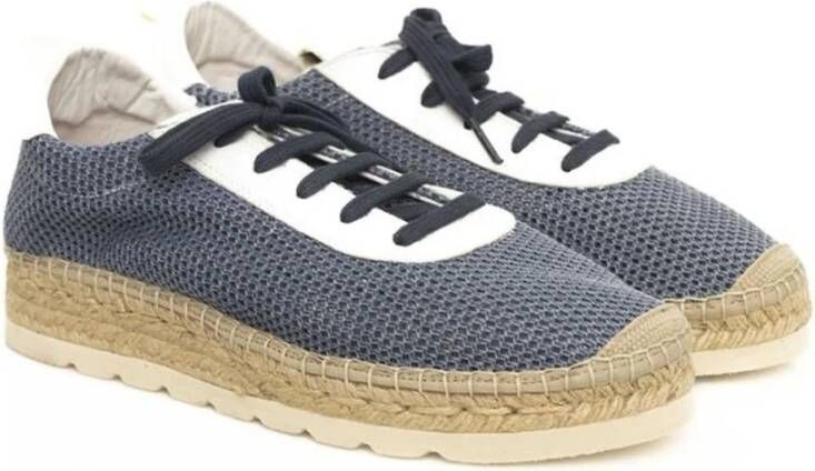 Cerruti 1881 Blauwe Hoge Zool Sneaker voor Mannen Blue Heren