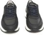 Cerruti 1881 Blauwe Leren Sneakers Hoge Zool Zijlogo Black Heren - Thumbnail 14