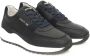 Cerruti 1881 Blauwe Leren Sneakers Hoge Zool Zijlogo Black Heren - Thumbnail 15