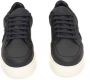 Cerruti 1881 Heren Leren Sneakers met Rubberen Zool Blue Heren - Thumbnail 2